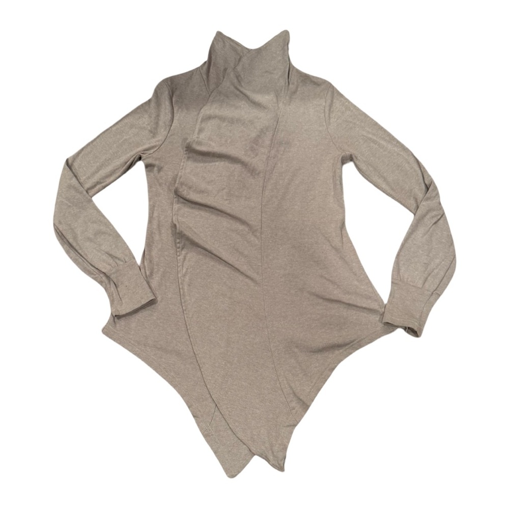 Converse Women's Beige Cowl Neck Sweater